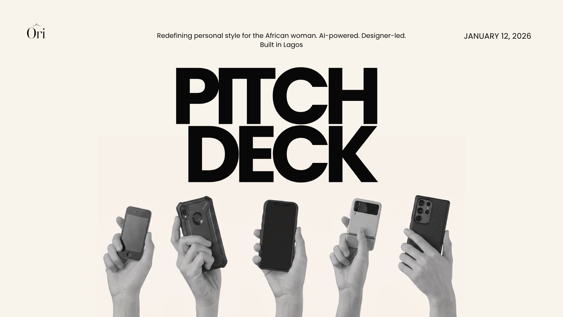 B2B Pitch Deck sample slide